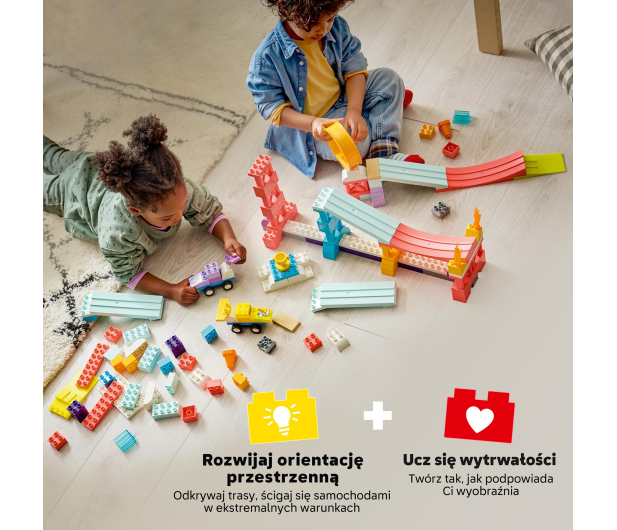 LEGO DUPLO 10478 Kreatywne rampy 3w1 z pojazdami - 1529688 - zdjęcie 4